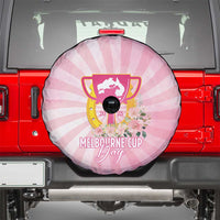 Australia Cup Melbourne Horse Racing Spare Tire Cover 2025 Champion Trophy With Horseshoe - Wonder Print Shop