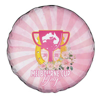 Australia Cup Melbourne Horse Racing Spare Tire Cover 2025 Champion Trophy With Horseshoe - Wonder Print Shop
