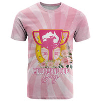 Australia Cup Melbourne Horse Racing T Shirt 2025 Champion Trophy With Horseshoe - Wonder Print Shop