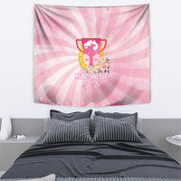 Australia Cup Melbourne Horse Racing Tapestry 2025 Champion Trophy With Horseshoe - Wonder Print Shop