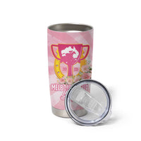 Australia Cup Melbourne Horse Racing Tumbler Cup 2025 Champion Trophy With Horseshoe - Wonder Print Shop