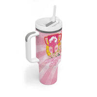 Australia Cup Melbourne Horse Racing Tumbler With Handle 2025 Champion Trophy With Horseshoe - Wonder Print Shop