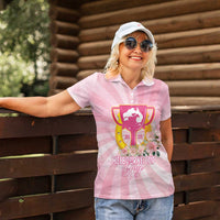 Australia Cup Melbourne Horse Racing Women Polo Shirt 2025 Champion Trophy With Horseshoe - Wonder Print Shop