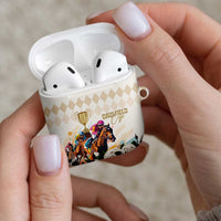 Australia Cup Caulfield Horse Racing AirPods Case Champion Trophy Mix White Roses - Wonder Print Shop