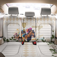 Australia Cup Caulfield Horse Racing Back Car Seat Cover Champion Trophy Mix White Roses - Wonder Print Shop