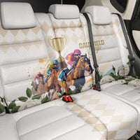 Australia Cup Caulfield Horse Racing Back Car Seat Cover Champion Trophy Mix White Roses - Wonder Print Shop