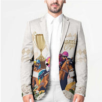 Australia Cup Caulfield Horse Racing Blazer Champion Trophy Mix White Roses - Wonder Print Shop