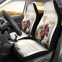 Australia Cup Caulfield Horse Racing Car Seat Cover Champion Trophy Mix White Roses - Wonder Print Shop
