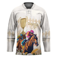 Australia Cup Caulfield Horse Racing Hockey Jersey Champion Trophy Mix White Roses - Wonder Print Shop