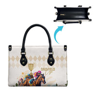 Australia Cup Caulfield Horse Racing Leather Bag Champion Trophy Mix White Roses - Wonder Print Shop