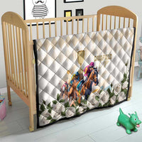 Australia Cup Caulfield Horse Racing Quilt Champion Trophy Mix White Roses - Wonder Print Shop