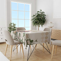 Australia Cup Caulfield Horse Racing Tablecloth Champion Trophy Mix White Roses - Wonder Print Shop