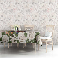 Australia Cup Caulfield Horse Racing Tablecloth Champion Trophy Mix White Roses - Wonder Print Shop