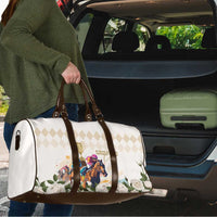 Australia Cup Caulfield Horse Racing Travel Bag Champion Trophy Mix White Roses - Wonder Print Shop