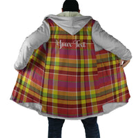 Personalized Dominica Creole Day Cloak Jounen Kweyol Red Madras Proud - Wonder Print Shop