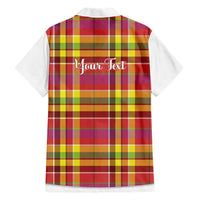 Personalized Dominica Creole Day Hawaiian Shirt Jounen Kweyol Red Madras Proud - Wonder Print Shop