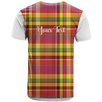 Personalized Dominica Creole Day T Shirt Jounen Kweyol Red Madras Proud - Wonder Print Shop