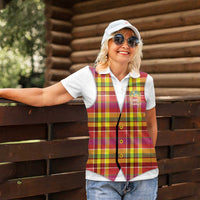 Personalized Dominica Creole Day Women Polo Shirt Jounen Kweyol Red Madras Proud - Wonder Print Shop