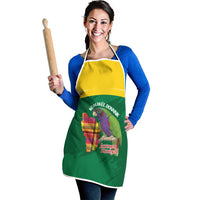 Komwel Donmnik Jounen Kweyol Apron Dominica Creole Day Imperial Amazon - Wonder Print Shop