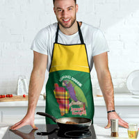 Komwel Donmnik Jounen Kweyol Apron Dominica Creole Day Imperial Amazon - Wonder Print Shop
