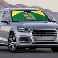 Komwel Donmnik Jounen Kweyol Auto Sun Shade Dominica Creole Day Imperial Amazon - Wonder Print Shop