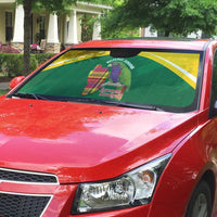 Komwel Donmnik Jounen Kweyol Auto Sun Shade Dominica Creole Day Imperial Amazon - Wonder Print Shop