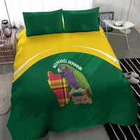 Komwel Donmnik Jounen Kweyol Bedding Set Dominica Creole Day Imperial Amazon - Wonder Print Shop