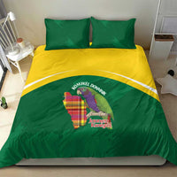 Komwel Donmnik Jounen Kweyol Bedding Set Dominica Creole Day Imperial Amazon - Wonder Print Shop