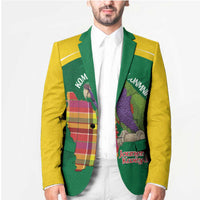 Personalized Komwel Donmnik Jounen Kweyol Blazer Dominica Creole Day Imperial Amazon - Wonder Print Shop