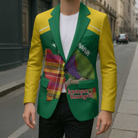 Personalized Komwel Donmnik Jounen Kweyol Blazer Dominica Creole Day Imperial Amazon - Wonder Print Shop