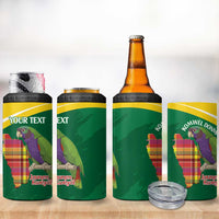 Personalized Komwel Donmnik Jounen Kweyol 4 in 1 Can Cooler Tumbler Dominica Creole Day Imperial Amazon - Wonder Print Shop