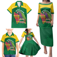 Personalized Komwel Donmnik Jounen Kweyol Family Matching Puletasi and Hawaiian Shirt Dominica Creole Day Imperial Amazon - Wonder Print Shop