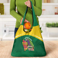 Komwel Donmnik Jounen Kweyol Grocery Bag Dominica Creole Day Imperial Amazon - Wonder Print Shop