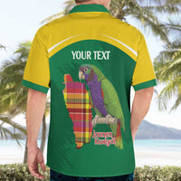 Personalized Komwel Donmnik Jounen Kweyol Hawaiian Shirt Dominica Creole Day Imperial Amazon - Wonder Print Shop
