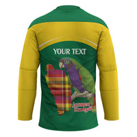 Personalized Komwel Donmnik Jounen Kweyol Hockey Jersey Dominica Creole Day Imperial Amazon - Wonder Print Shop