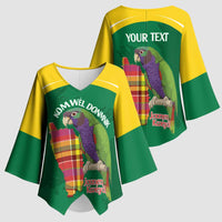 Personalized Komwel Donmnik Jounen Kweyol Kimono Sleeve Blouse Dominica Creole Day Imperial Amazon - Wonder Print Shop