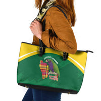 Komwel Donmnik Jounen Kweyol Leather Tote Bag Dominica Creole Day Imperial Amazon - Wonder Print Shop