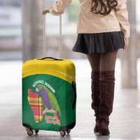 Komwel Donmnik Jounen Kweyol Luggage Cover Dominica Creole Day Imperial Amazon - Wonder Print Shop