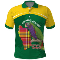 Personalized Komwel Donmnik Jounen Kweyol Polo Shirt Dominica Creole Day Imperial Amazon - Wonder Print Shop