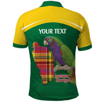 Personalized Komwel Donmnik Jounen Kweyol Polo Shirt Dominica Creole Day Imperial Amazon - Wonder Print Shop