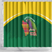 Komwel Donmnik Jounen Kweyol Shower Curtain Dominica Creole Day Imperial Amazon - Wonder Print Shop