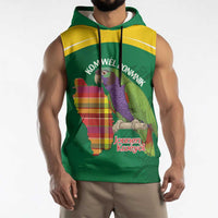 Personalized Komwel Donmnik Jounen Kweyol Sleeveless Hoodie Dominica Creole Day Imperial Amazon - Wonder Print Shop