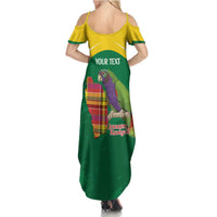 Personalized Komwel Donmnik Jounen Kweyol Summer Maxi Dress Dominica Creole Day Imperial Amazon - Wonder Print Shop