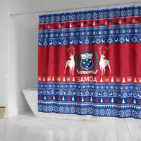 personalised-samoa-christmas-shower-curtain-samoan-coat-of-arms-manuia-le-kirisimas