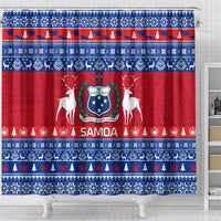 personalised-samoa-christmas-shower-curtain-samoan-coat-of-arms-manuia-le-kirisimas