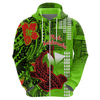 Personalised Hawaii Christmas Hoodie Mele Kalikimaka Kakau Polynesian Shark Tattoo - Wonder Print Shop
