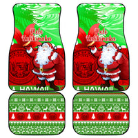 Personalised Hawaii Christmas Car Mats Mele Kalikimaka Hawaiian Santa Tropical Vibes - Wonder Print Shop