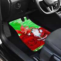 Personalised Hawaii Christmas Car Mats Mele Kalikimaka Hawaiian Santa Tropical Vibes - Wonder Print Shop