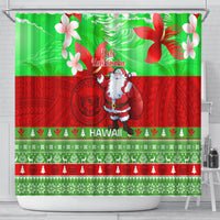 personalised-hawaii-christmas-shower-curtain-mele-kalikimaka-hawaiian-santa-tropical-vibes