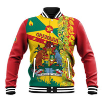 Grenada Baseball Jacket Gwenad Nutmeg Island of Spice - Wonder Print Shop